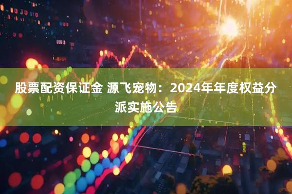 股票配资保证金 源飞宠物：2024年年度权益分派实施公告